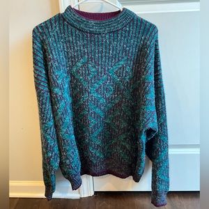 VINTAGE QUADRO WOOL SWEATER